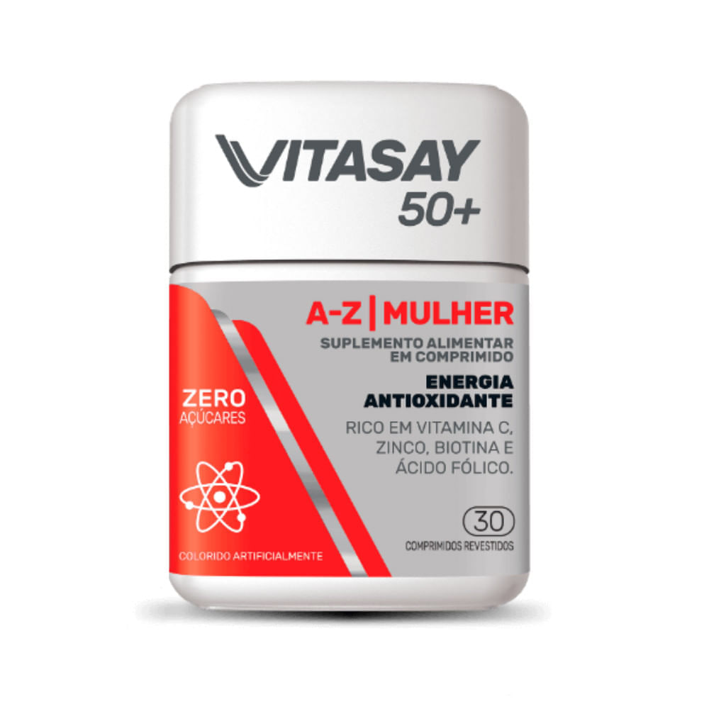 Suplemento-Alimentar-Vitasay-50--Mulher-A-Z-com-30-comprimidos