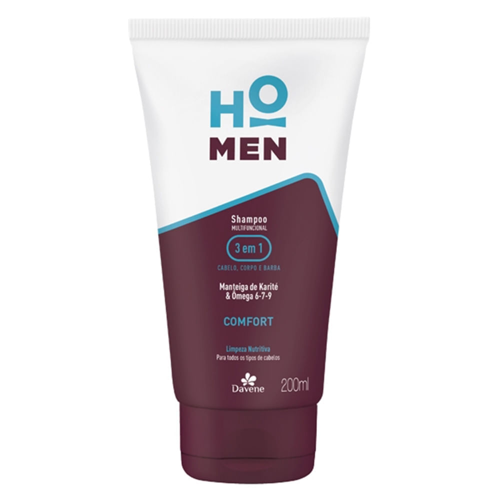 Shampoo-Davene-3-Em-1-Comfort-Ho-Men-com-200ml