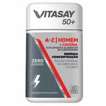 Suplemento-Alimentar-Vitasay-50--Homem-A-Z---Cafeina-com-60-comprimidos
