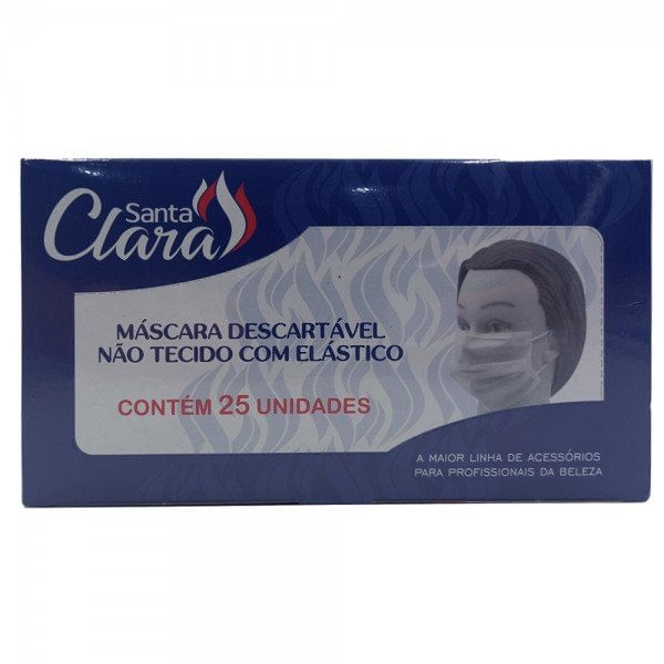 Mascara-Descartavel-Santa-Clara-Com-Elastico-25-Unidades-R321