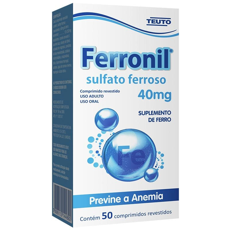 Ferronil-40mg-com-50-Comprimidos