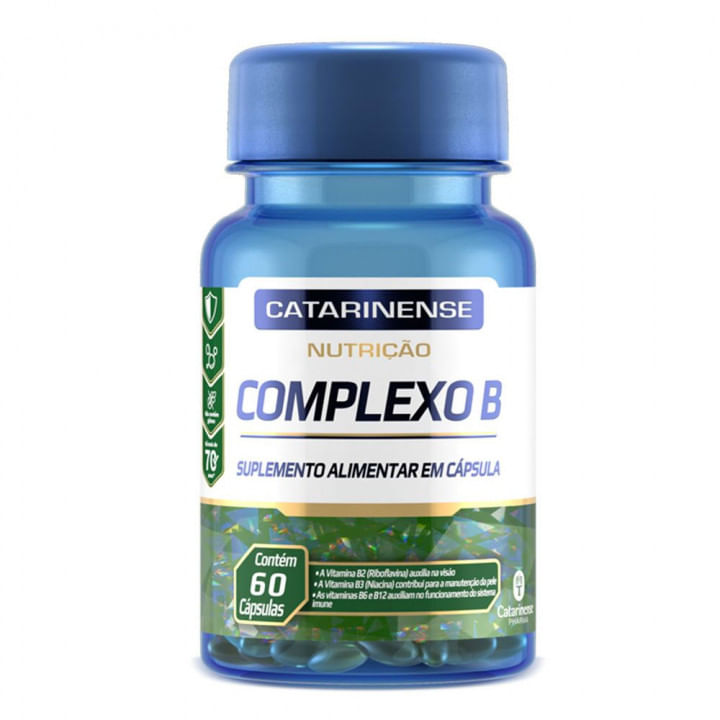 Complexo B com 60 capsulas - Pense Farma