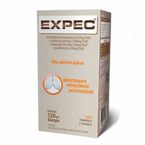 Expec Xarope Expectorante Antialérgico 120mL