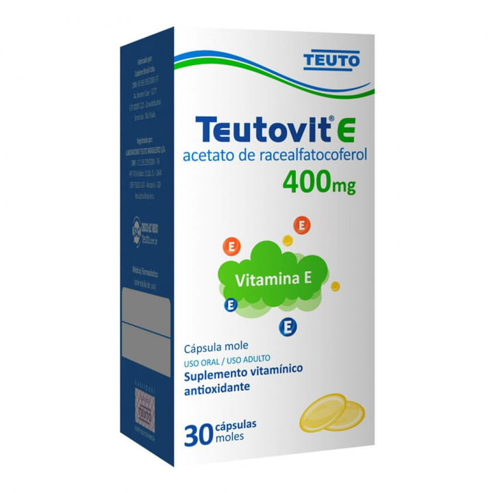 Teutovit-E-400mg-com-30-capsulas