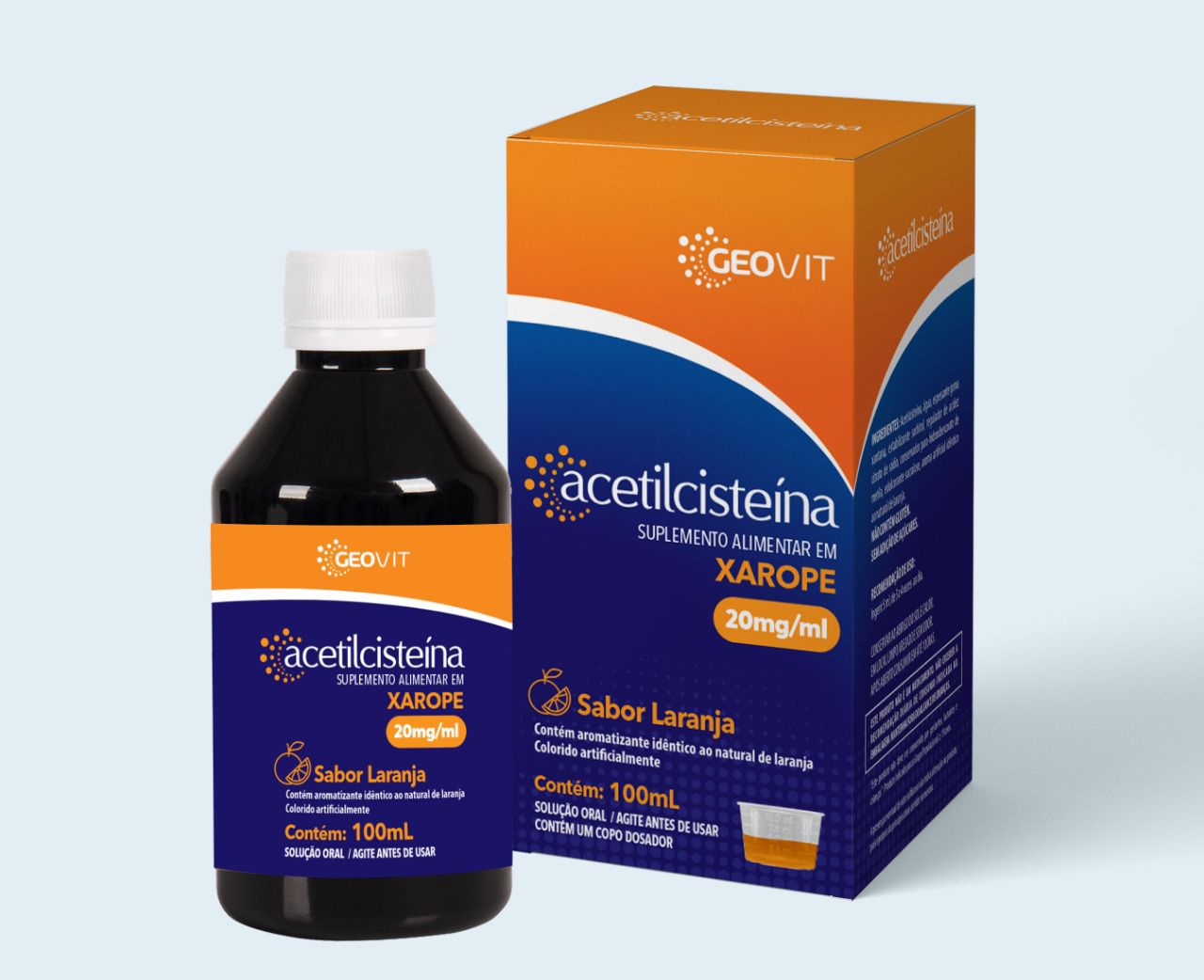 Acetilcisteina Xarope Adulto 40mg 120ml Genérico EMS - Pense Farma