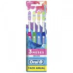 Escova-Dental-Oral-B-Indicator-Color-35-Macia-com-4-unidades