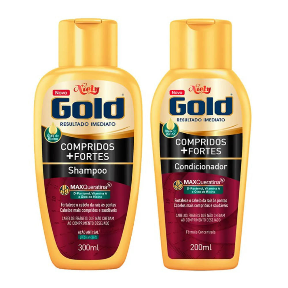 Kit-Niely-Gold-compridos-Fortes-Shampoo-300mL-Condicio-200mL