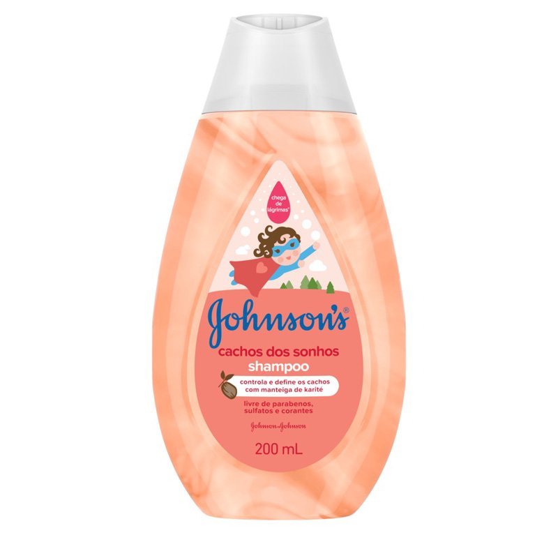 Shampoo Johnsons Baby Cachos Dos Sonhos 200Ml Pense Farma