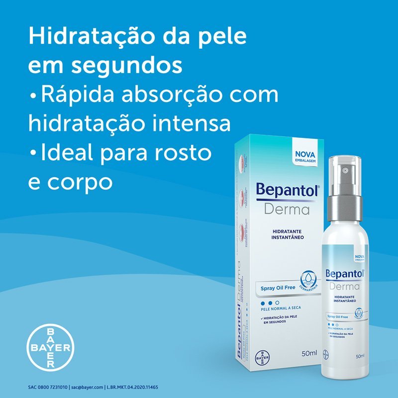 Bepantol Derma Solucao Spray 50ml Pense Farma 6061