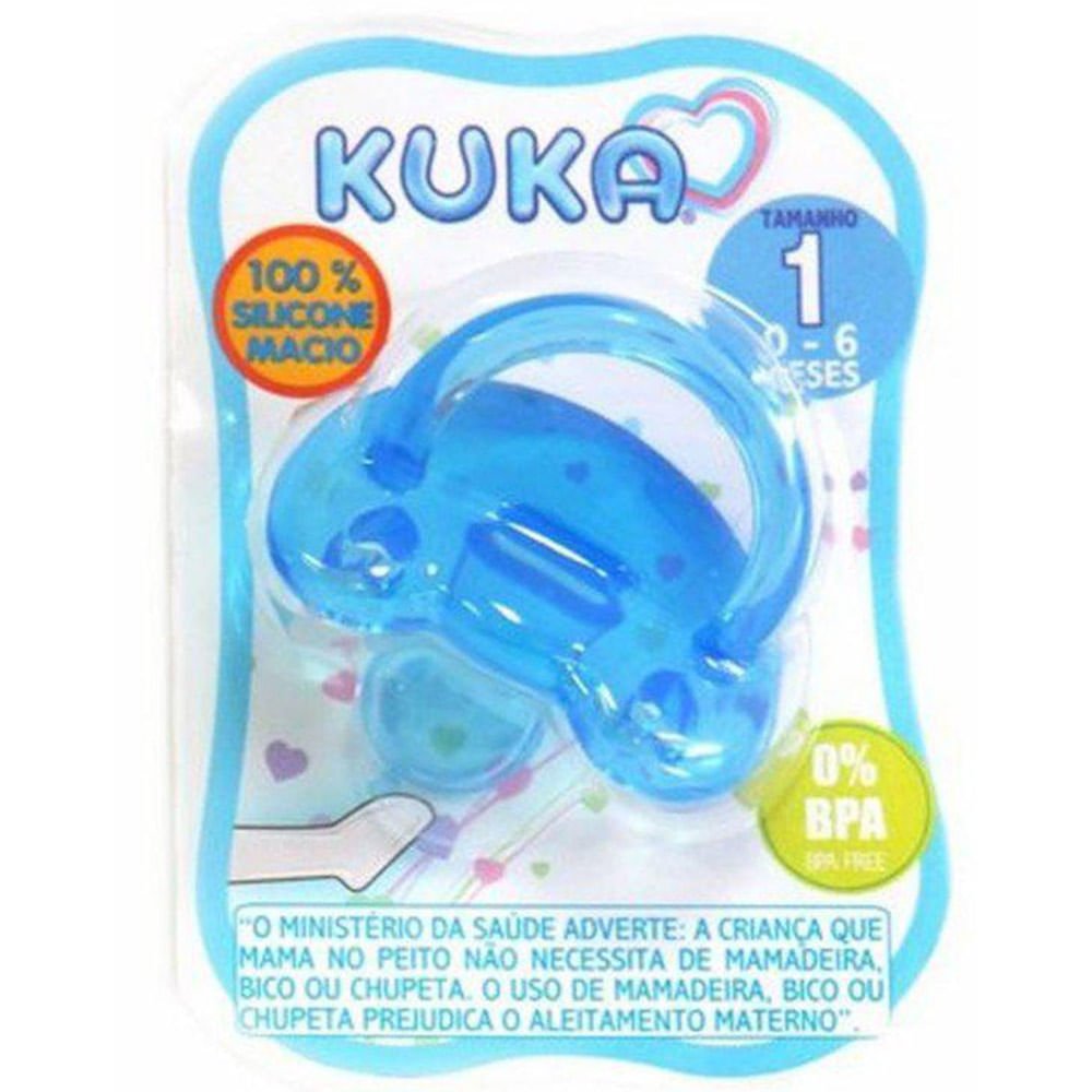 Chupeta-Kuka-Silicone-Soft-Ortodontico-Tamanho-1-Azul