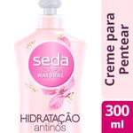 Creme-Pentear-Seda-Recarga-Natural-Hidratacao-Antinos-300Ml