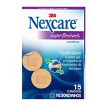 Curativo-Nexcare-Redondinho-Superflexivel-15-unidades
