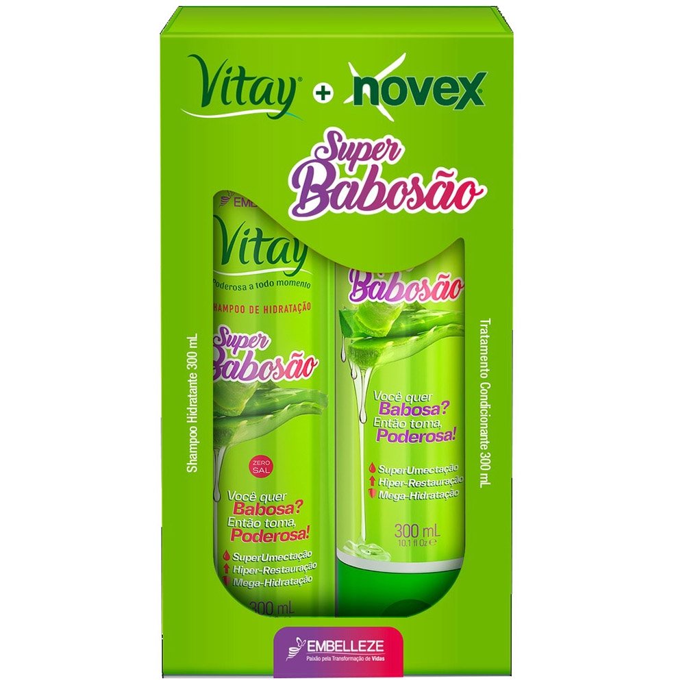 Kit-Vitay-Novex-Super-Babosao-Shampoo-Cond-Embelleze-300mL
