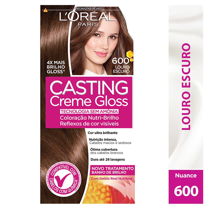 Tintura-L-Oreal-Paris-Casting-Creme-Gloss-600-Louro-Escuro