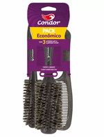 Escova-Cabelo-Condor-Pack-Economico-com-3-unidades-