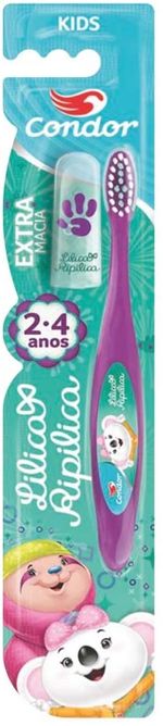 Escova-Dental-Condor-Kids-Lilica-Ripilica-2-A-4-Anos-Extra-Macia-Cores-Sortidas-1Un