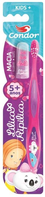 Escova-Dental-Condor-Kids-Lilica-Ripilica-5--Anos-Extra-Macia-Cores-Sortidas-1Un