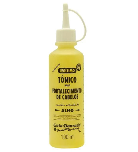 Tonico-Para-Fortalecimento-De-Cabelos-Gota-Dourada-Alho-100Ml