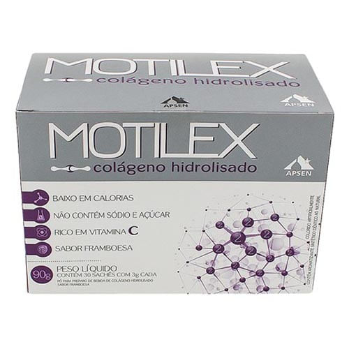 Motilex-Colageno-Hidrolisado-Sem-Sabor-Com-30-Saches-De-3G-Cada
