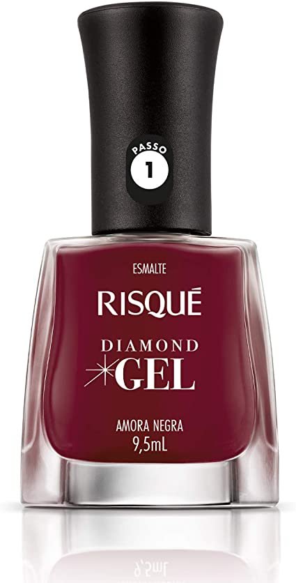 Esmalte-Risque-Diamond-Gel-Amora-Negra-95Ml