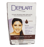 Folhas-Depilatorias-Depilar-Facial-Coco-com-20-unidades-