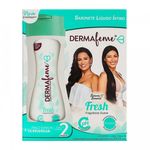 Kit-2x200mL-Dermafeme-Fresh-Sabonete-Liquido-Intimo