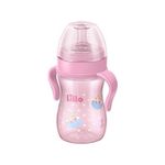 Mamadeira-Lillo-Super-Evolution-Primeiros-Passos-com-Alca-Silicone-Menina-240ml
