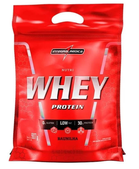 Nutri Whey Protein Refil Sabor Baunilha Integralmédica 907g Pense Farma