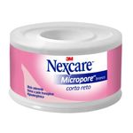 Fita-p--Curativos-Micropore-Corta-Reto-Nexcare-3M-25mmx45m