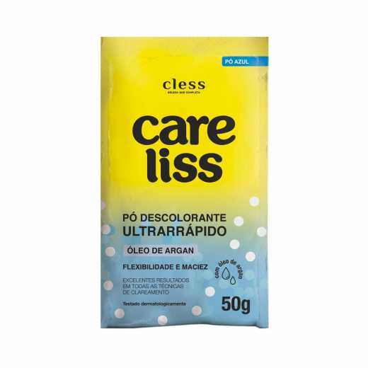 Po-Descolorante-Care-Liss-Azul-Ultrarrapido-Oleo-De-Argan-50G