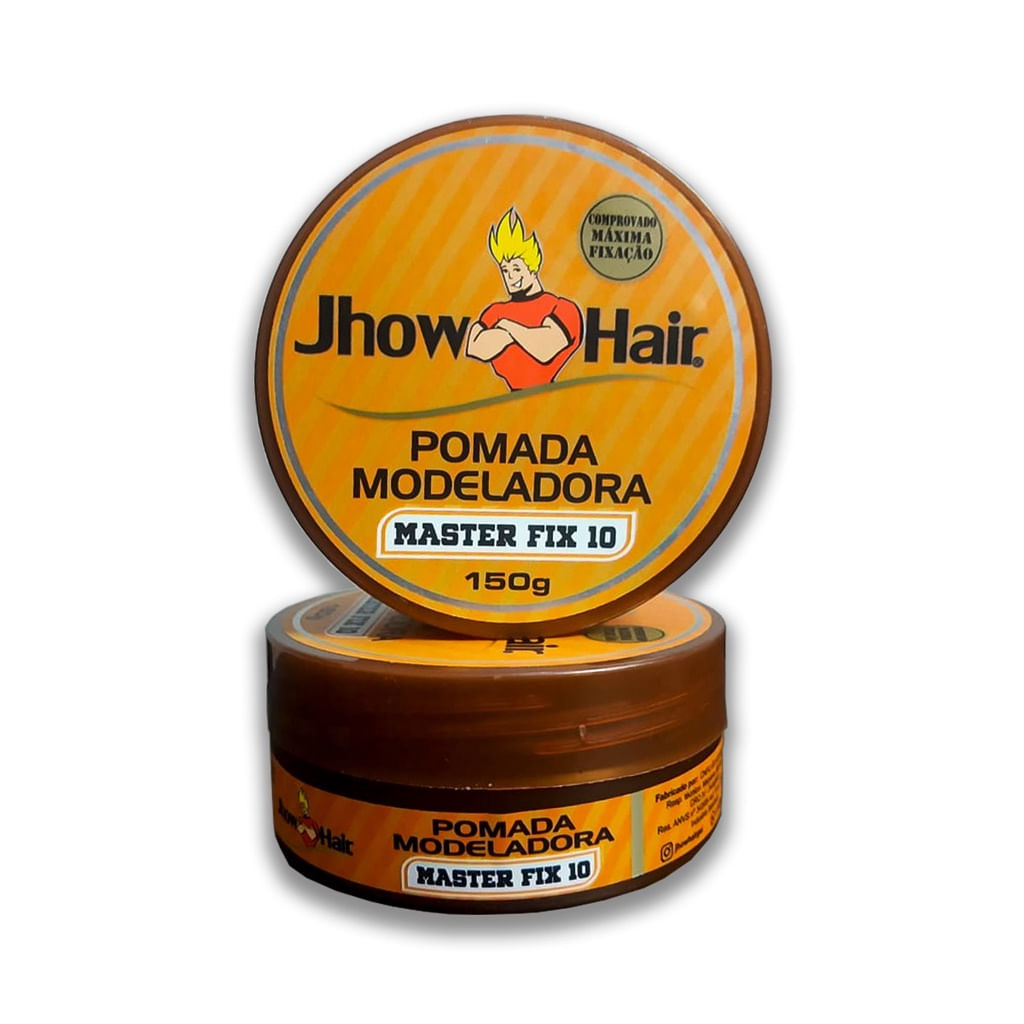 Gel Cola Jhow Hair 490g Black Rot/ Prata