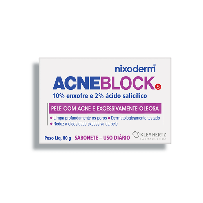 SABONETE-FACIAL-NIXODERM-ACNEBLOK-PELE-COM-ACNE-80G