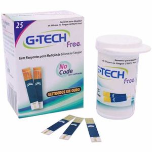 G-Tech Free 1 com 25 Tiras Reagentes