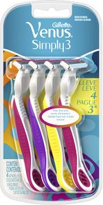 APARELHO-DE-DEPILAR-GILLETTE-VENUS-SIMPLY-3-LEVE-4-PAGUE-3-UNIDADES