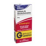 DEXCLORFENIRAMINA-2MG-COM-20-COMPRIMIDOS-GENERICO-NEO-QUIMICA