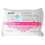 Toalha-Umedecida-Intimo-Daxx-Camomila-Aloe-Vera-com-16-unidades