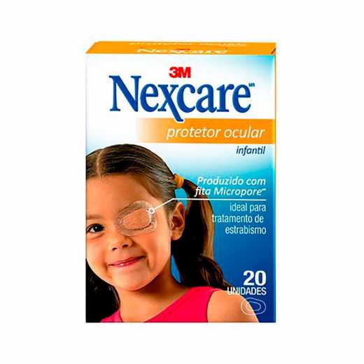 Protetor-Ocular-Infantil-Nexcare-3m-com-20-unidades
