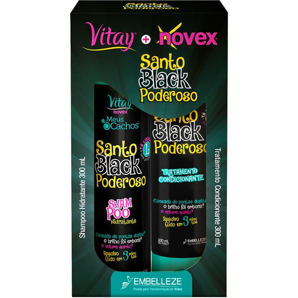 Kit-Novex-Santo-Black-Poderoso-Shampoo-e-Condicionador-com-300ml-Cada-