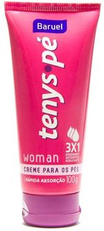 Creme-Desodorante-Tenys-Pe-Baruel-Woman-com-100g