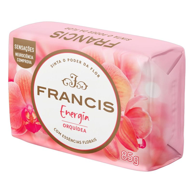 Sabonete Francis Energia Rosa Claro 85G - Pense Farma