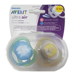 Chupeta-Philips-Avent-Ultra-Air-Decorada-0-6-Meses-Azul-com-2-unidades