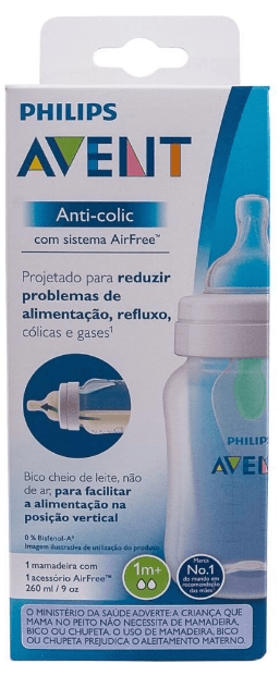 Mamadeira-Philips-Avent-Anti-Colica-260ml--Air-Free