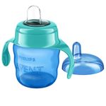 Copo-Philips-Avent-Bico-Silicone-Azul-200ml