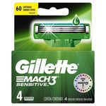 Carga-de-Aparelho-Barbear-Gillette-Mach-3-Sensitive-com-4-Unidades