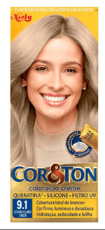 Tintura-Cor-Ton-Niely-Louro-Cinza-Extra-Claro-9.1-com-50g