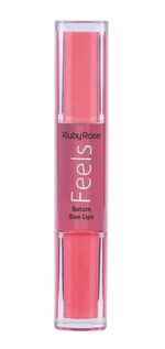 Batom-Ruby-Rose-Duo-Lips-Feels-HB8225-Cor-365