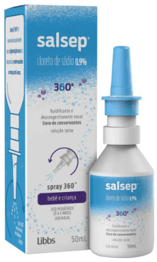 Descongestionante Nasal Salsep Spray 50ml - Drogaria Sao Paulo