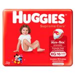 Fralda-Huggies-Supreme-Care-XG-com-16-Unidades