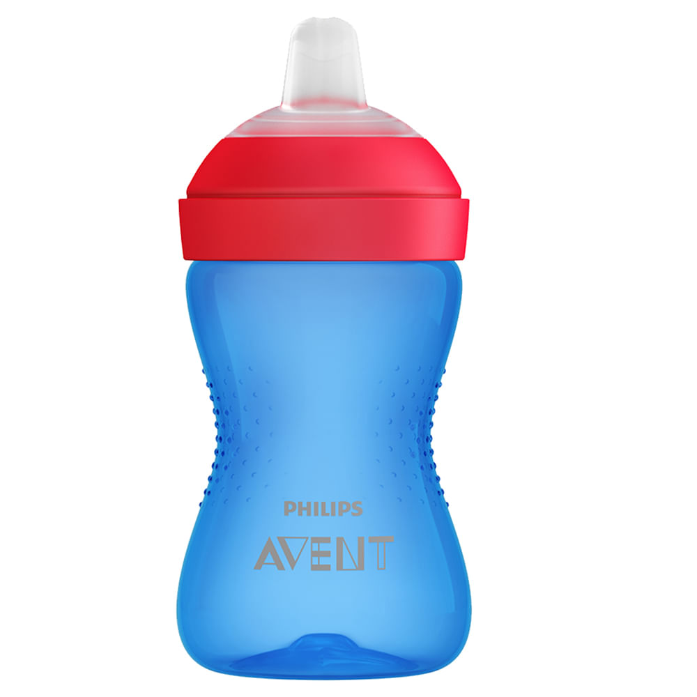 COPO-PHILIPS-AVENT-BICO-SILICONE-AZUL-E-VERMELHO-300ML