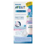 Kit-Mamadeira-Philips-Avent-Anti-Colica-Rosa-260ml--Bico-N3